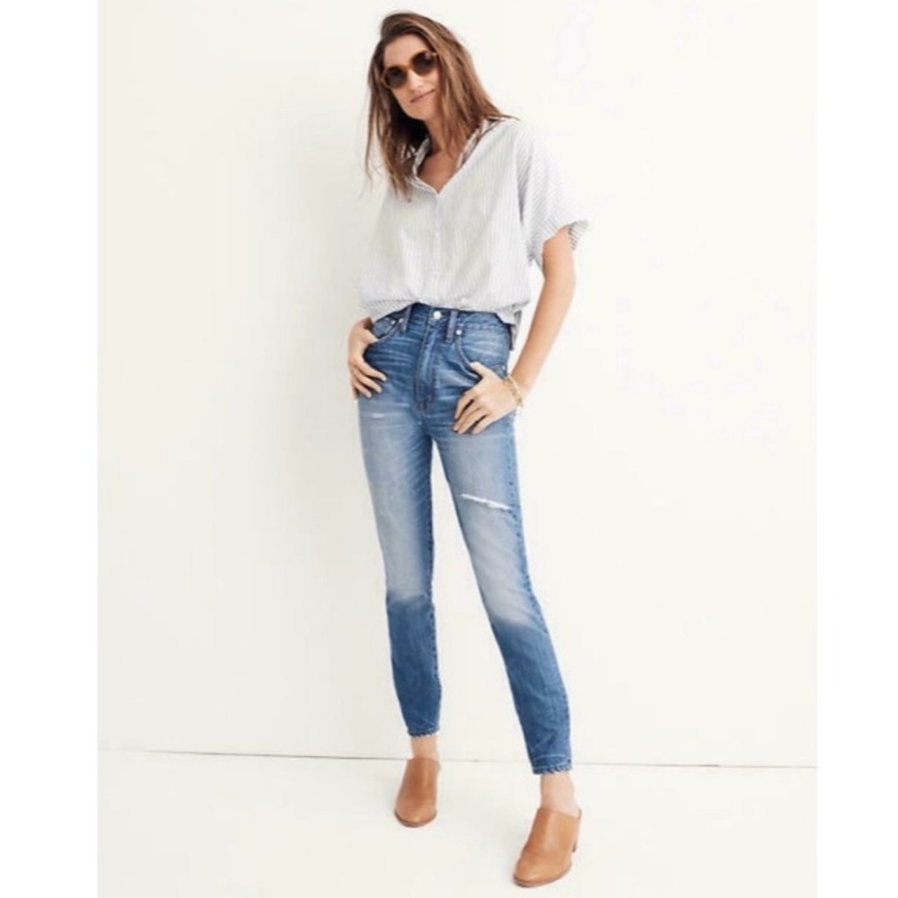 Madewell Rigid High Rise Skinny Jeans Size